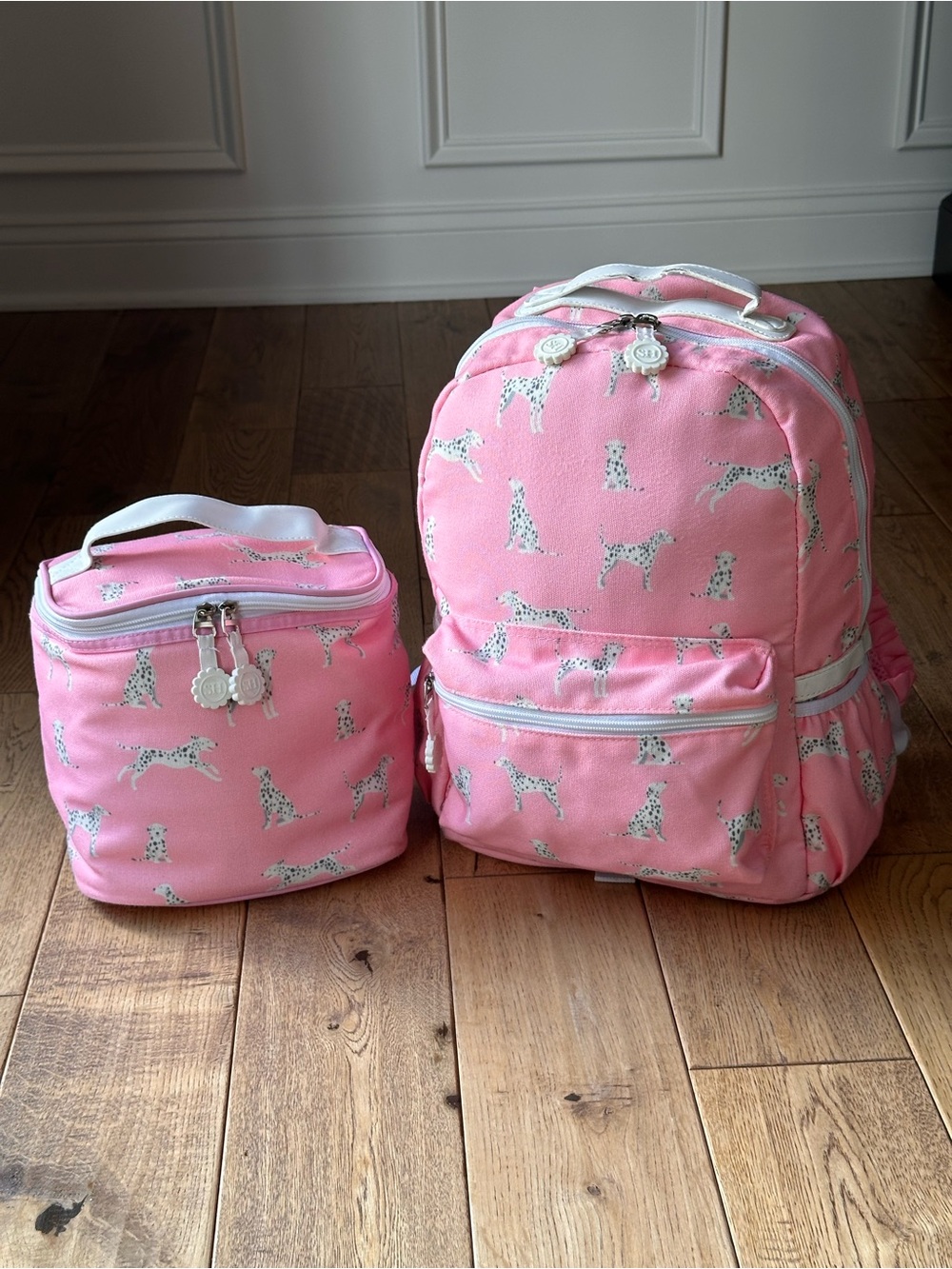 SweetHoney Dalmation Dotty Print Backpack and Lunchbox Set